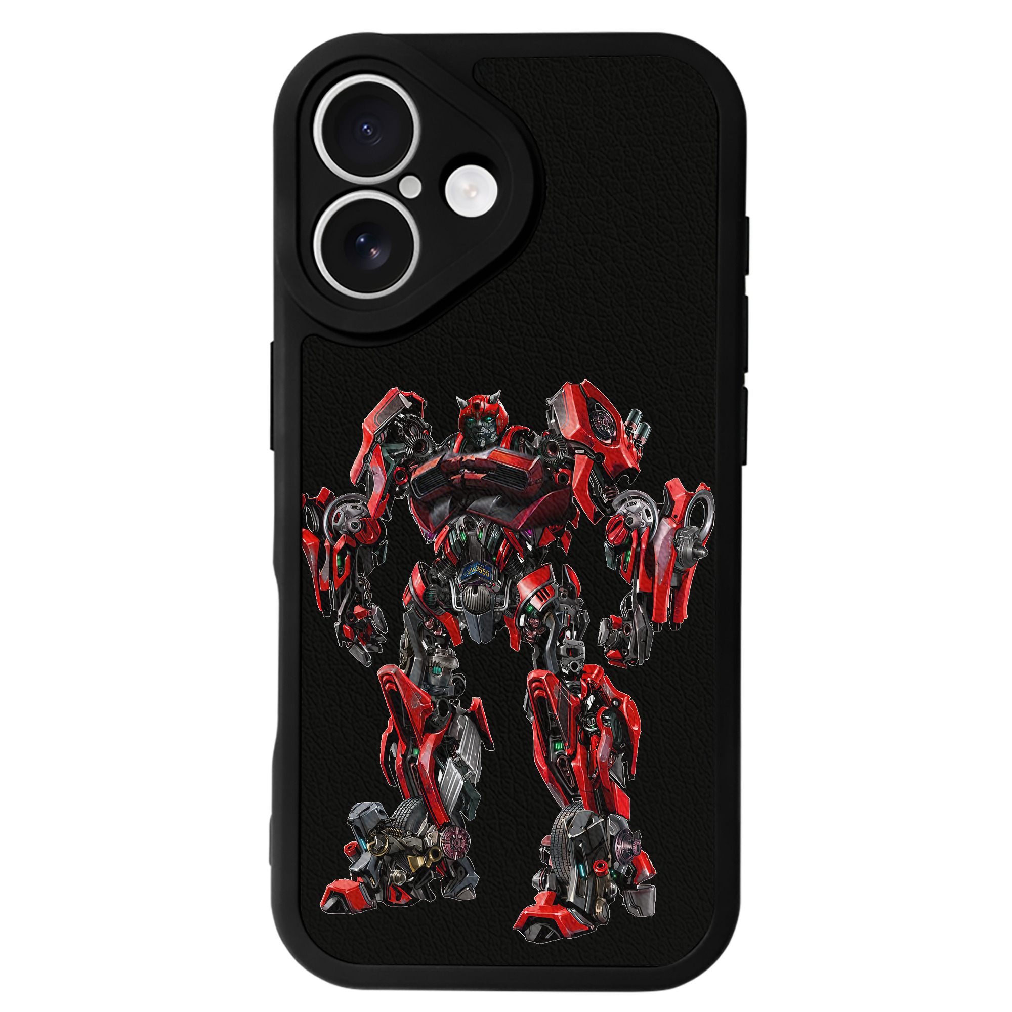 （画像用） Transformers トランスフォーマー 【iPhone 16シリーズ対応】シリコンスマホケース（レザー調） 材質：シリコン